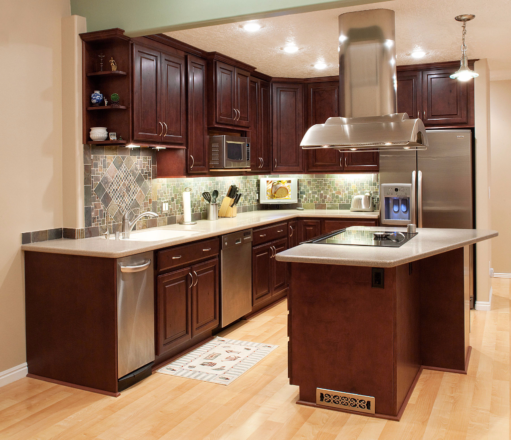 Mahogany Salt Lake City Utah Awa Kitchen Cabinets